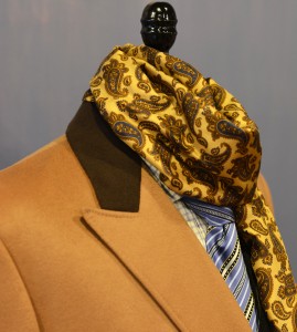 Montopoli Overcoat & silk scarf