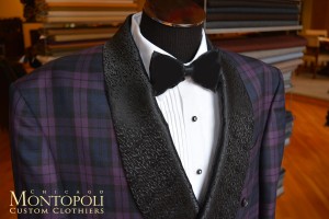 Montopoli Purple Plaid Custom Tux